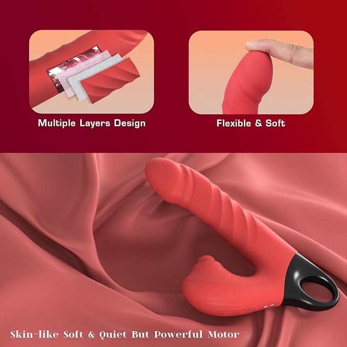 Vibrating 3 in 1 Female Spot Vibrator for Women Couples Pleasure