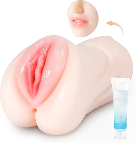 Male Masturbator Grace, Pocket Pussy Sex Toys for Men with Sexy Mouth