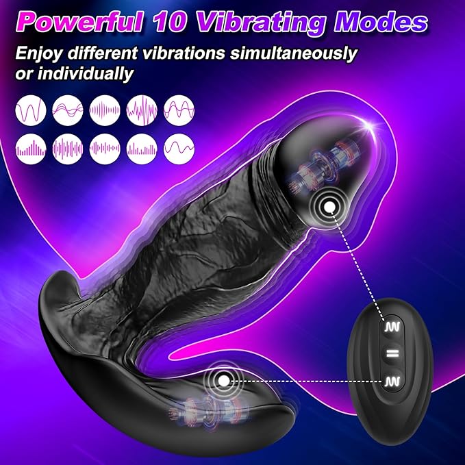 Anal Sex Toys Prostate Massager with 10 Vibrating Modes